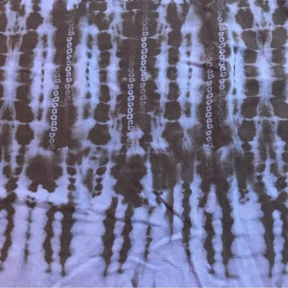 Prairie Cotton Blue Black Tie-Dye Swimsuit Cover-Up, EUC, L - Picture 8 of 12